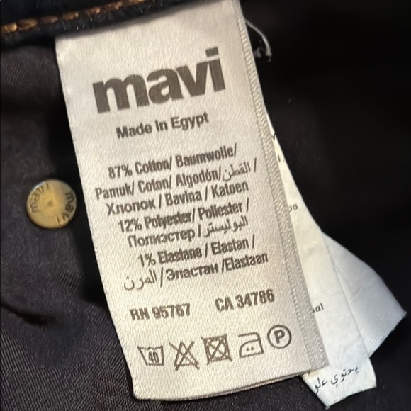 🌹MAVI MATT RELAXED STRAIGHT LEG JEANS - Picture 9 of 10